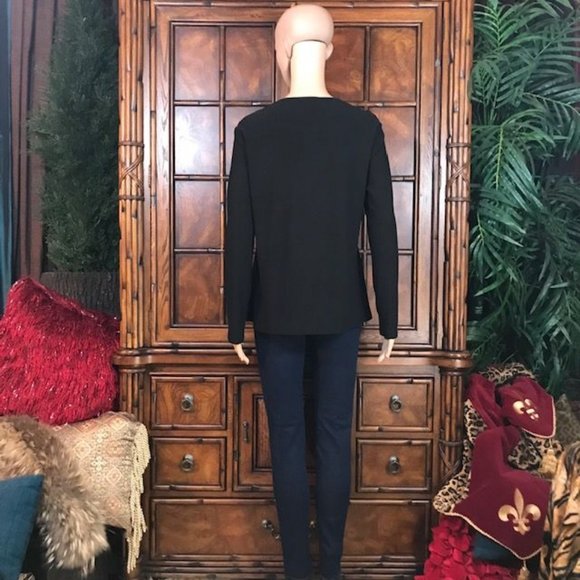 Antthony Original Noir 3D Jewel Beaded Floral Top - Picture 6 of 13